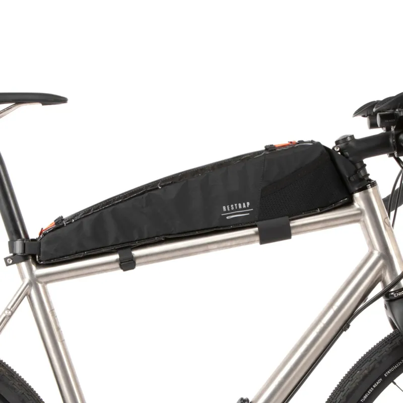 Restrap Race Top Tube Bag Long - 2L - Black